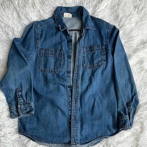 Denim button up